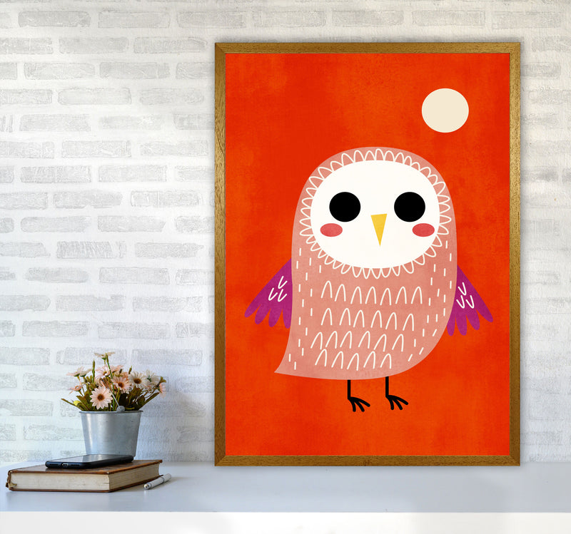 Little Owl Nursery Childrens Art Print by Kubistika A1 Print Only