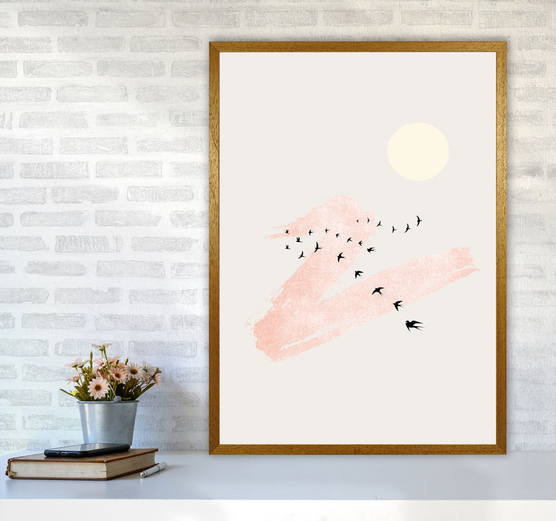 Sun and Heaven Contemporary Art Print by Kubistika A1 Print Only