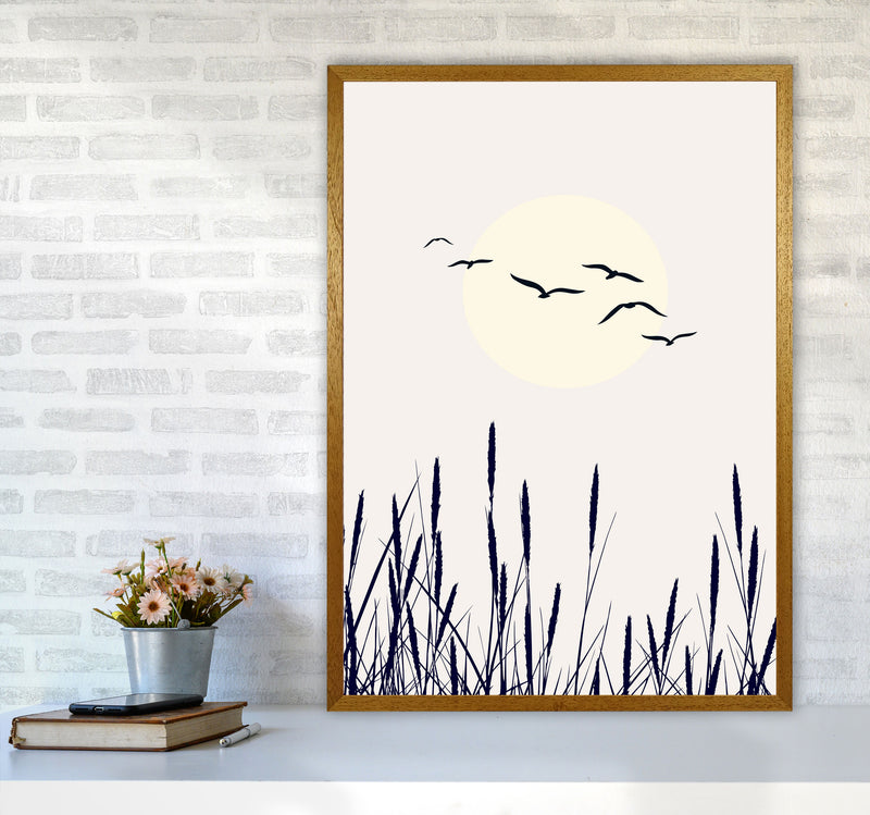 Shadows Of The Sun Contemporary Art Print by Kubistika A1 Print Only