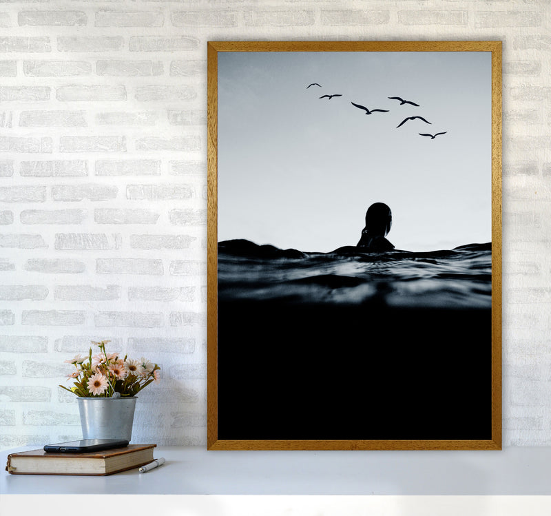 Floating Beach Photography Art Print by Kubistika A1 Print Only