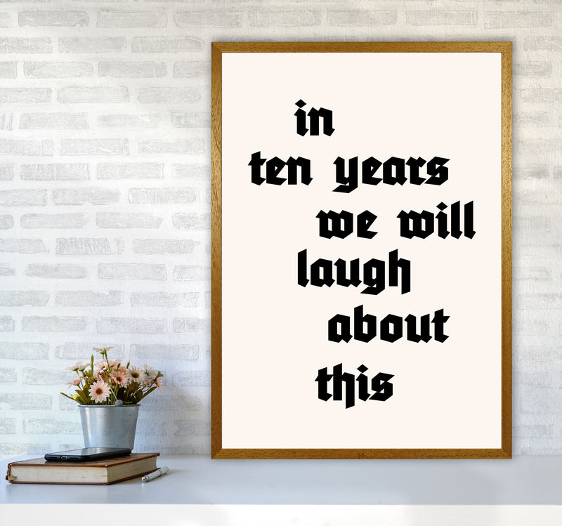 In Ten Years Art Print by Kubistika A1 Print Only
