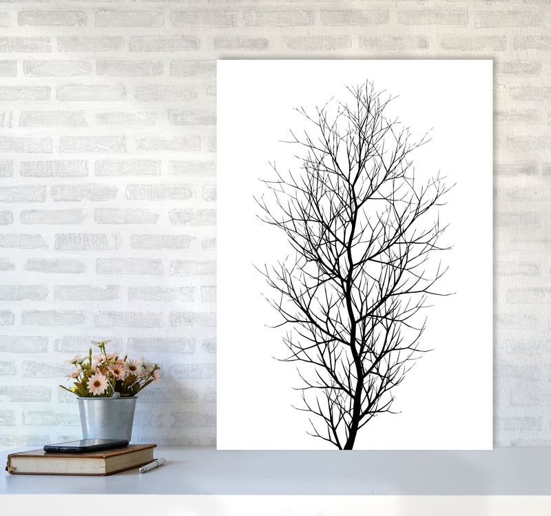 The Tree - BLACK Contemporary Art Print by Kubistika A1 Black Frame