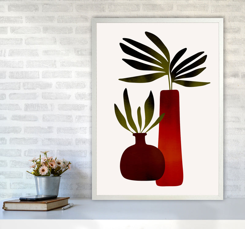 Fairytale Plants - 1 Art Print by Kubistika A1 Oak Frame