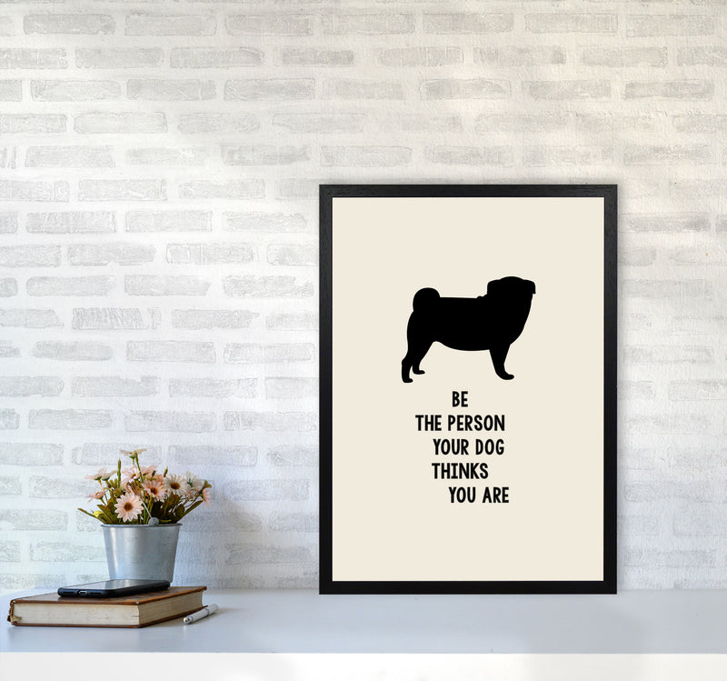 Be Kind Quote Art Print by Kubistika A2 White Frame