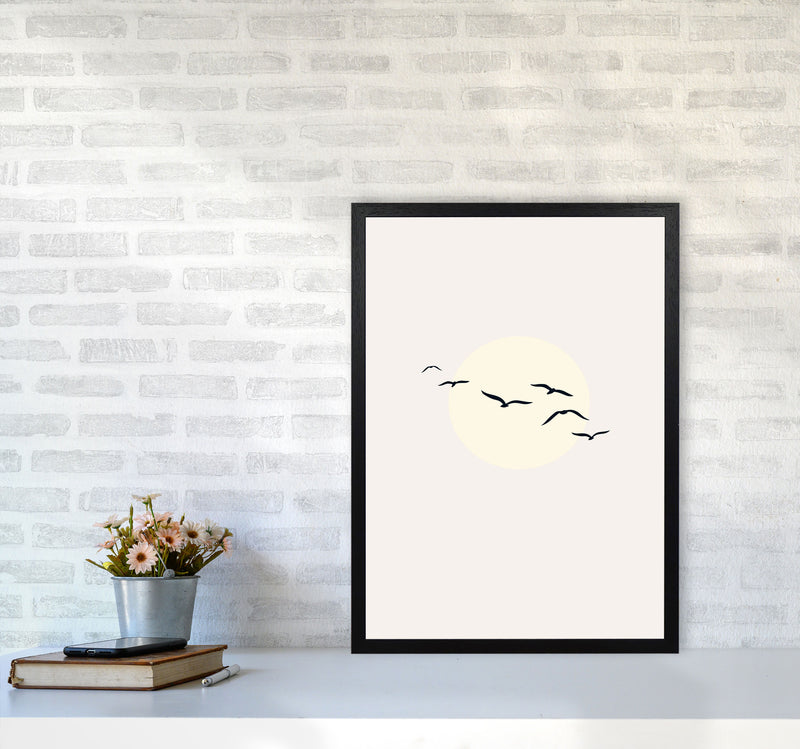 Adorable Skies Contemporary Art Print by Kubistika A2 White Frame