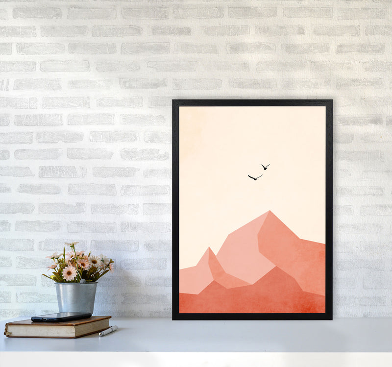 Zugspitze EINS Art Print by Kubistika A2 White Frame