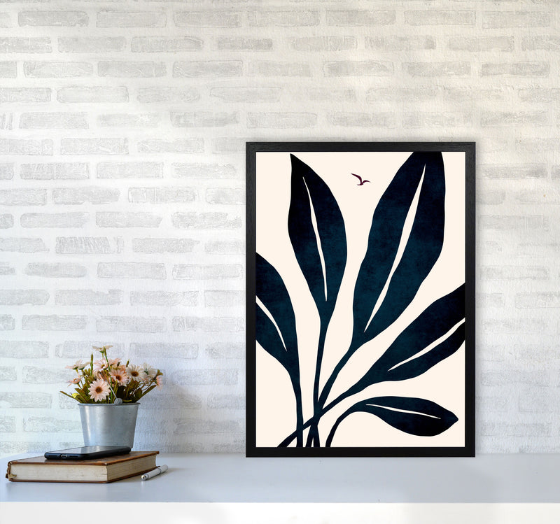 Ophelia - marine Art Print by Kubistika A2 White Frame
