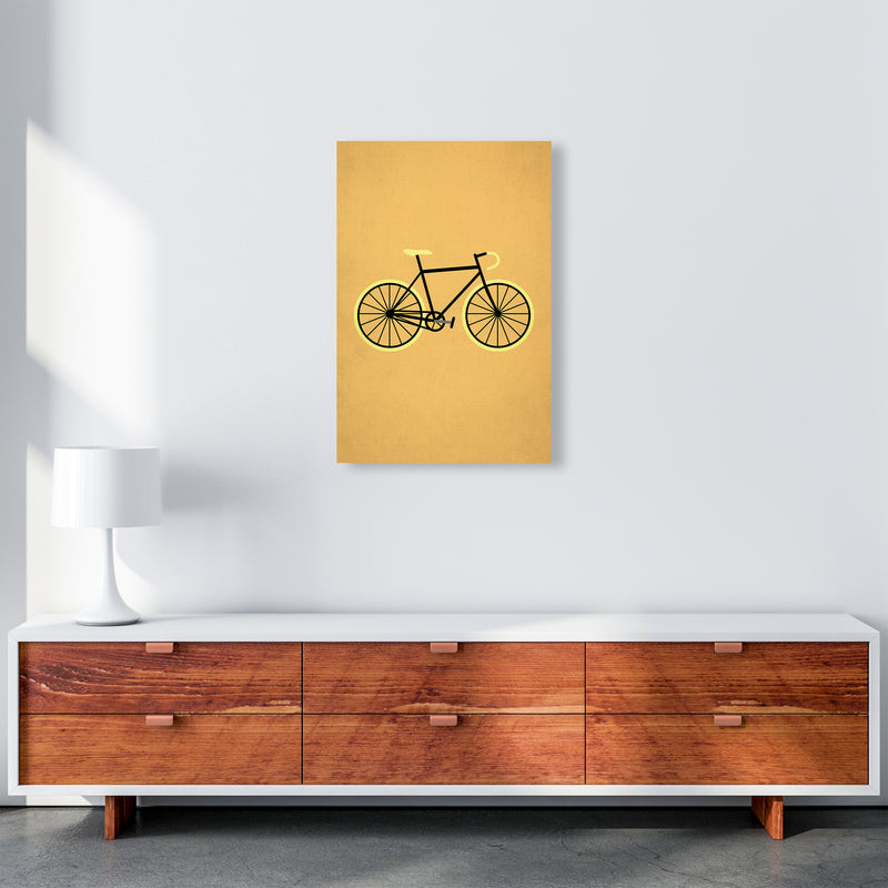 Bicycle Love Modern Art Print by Kubistika A2 Canvas