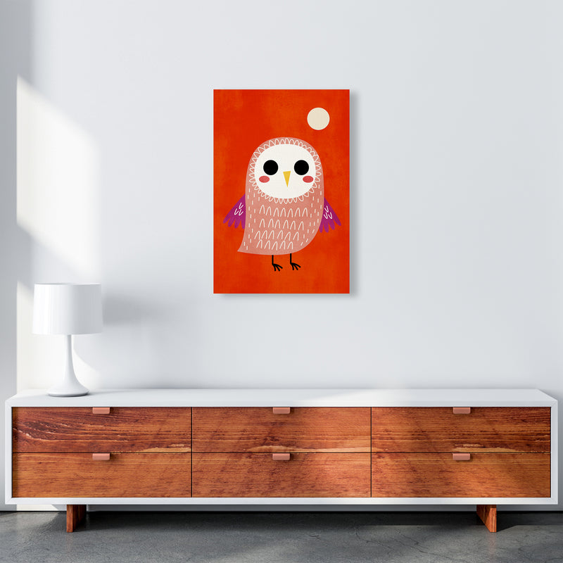 Little Owl Nursery Childrens Art Print by Kubistika A2 Canvas