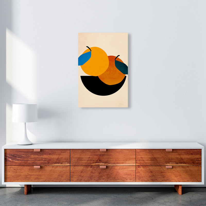 Two Oranges X Art Print by Kubistika A2 Canvas