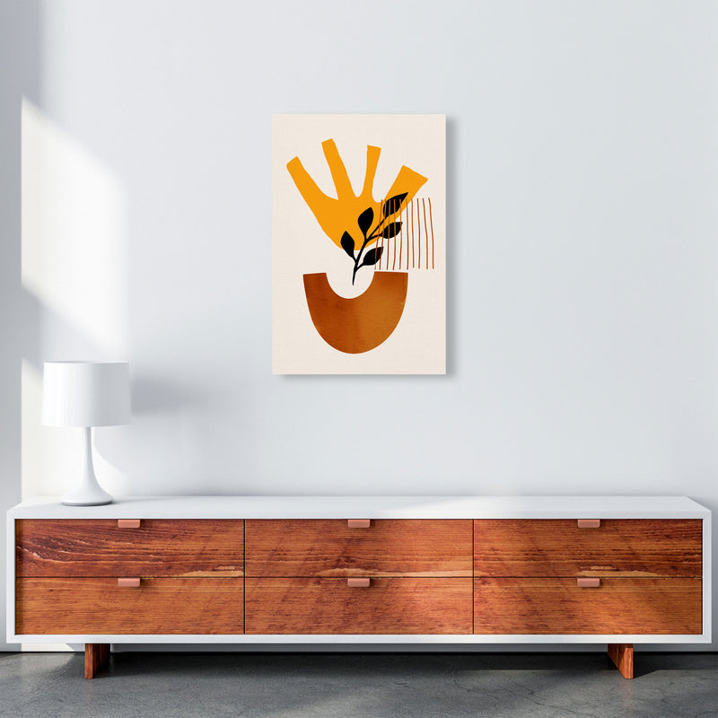 Mid Century X Art Print by Kubistika A2 Canvas