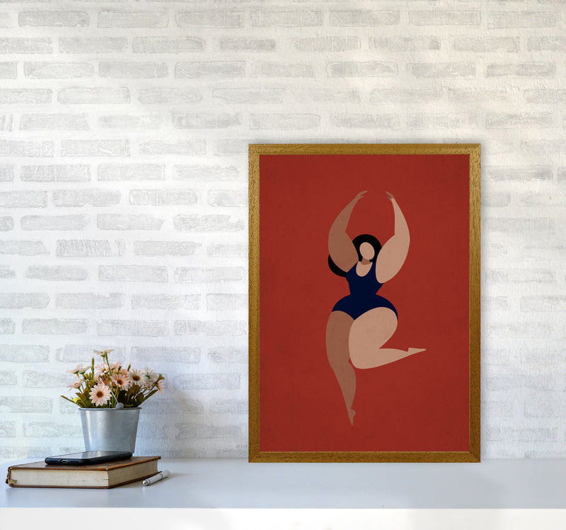 Prima Ballerina Vintage Art Print by Kubistika A2 Print Only
