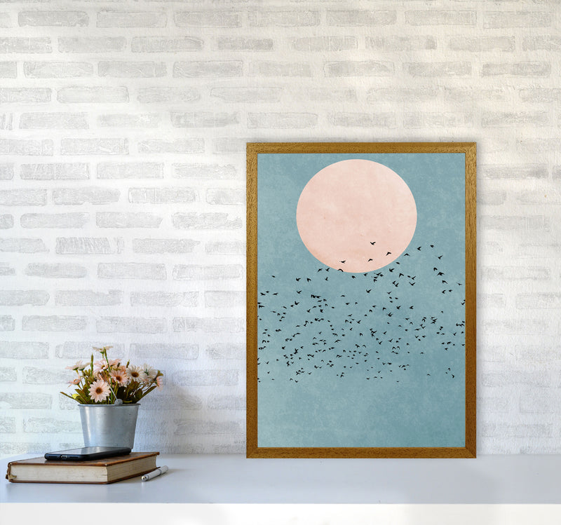 A Fly Away Modern Contemporary Art Print by Kubistika A2 Print Only