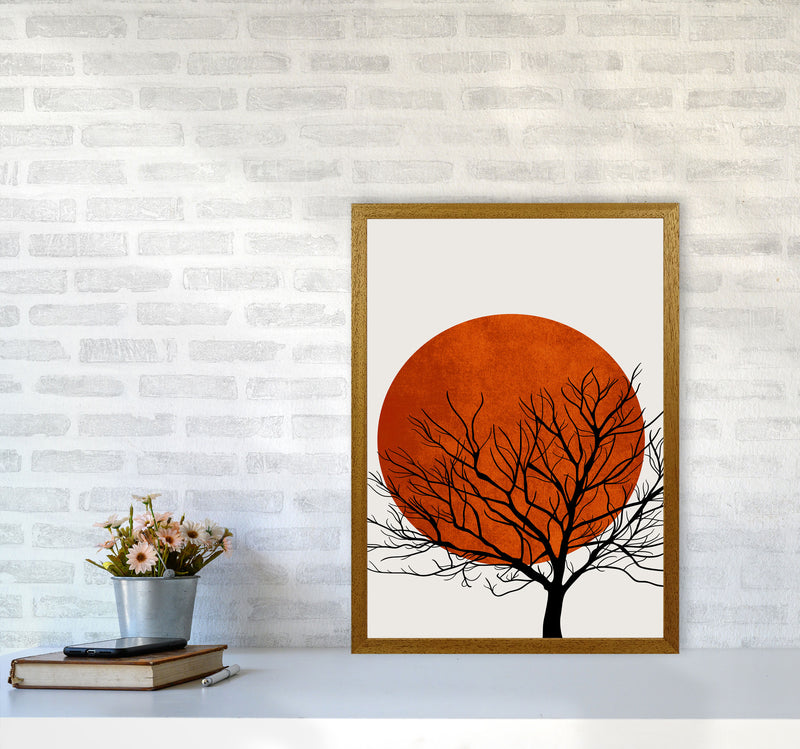 A Blooming Oak  Modern Contemporary Art Print by Kubistika A2 Print Only