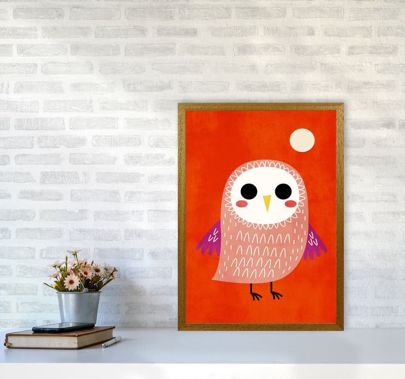 Little Owl Nursery Childrens Art Print by Kubistika A2 Print Only
