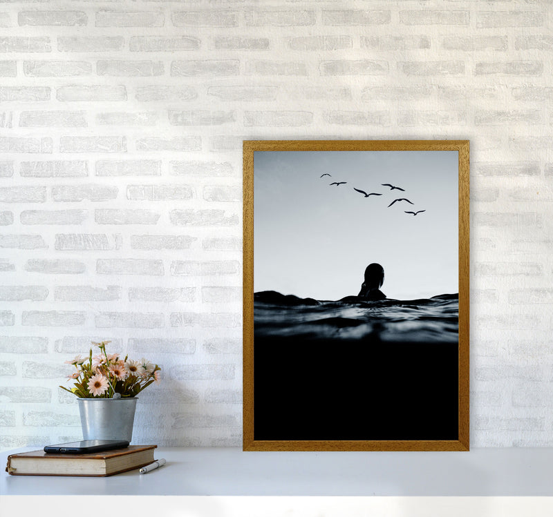 Floating Beach Photography Art Print by Kubistika A2 Print Only