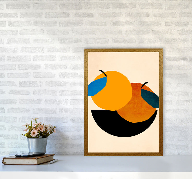 Two Oranges X Art Print by Kubistika A2 Print Only