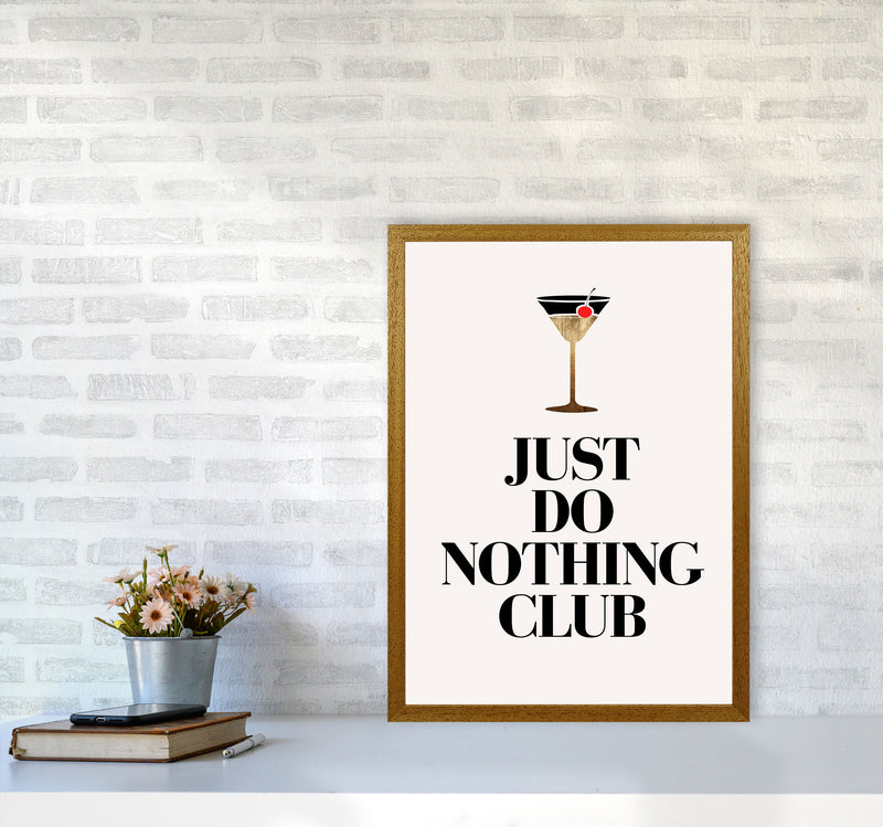 Just Do Nothing Art Print by Kubistika A2 Print Only