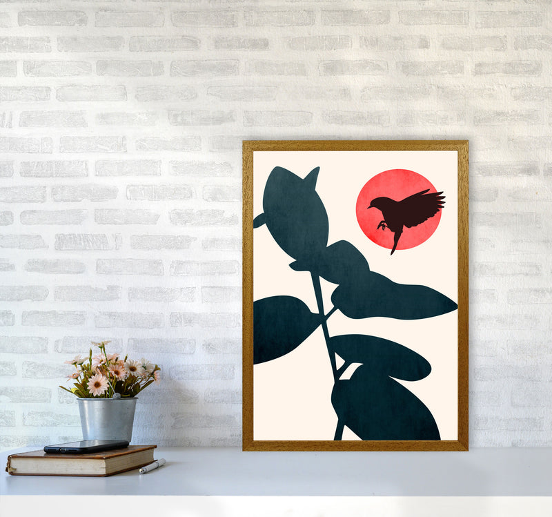 Japanese Bird Art Print by Kubistika A2 Print Only