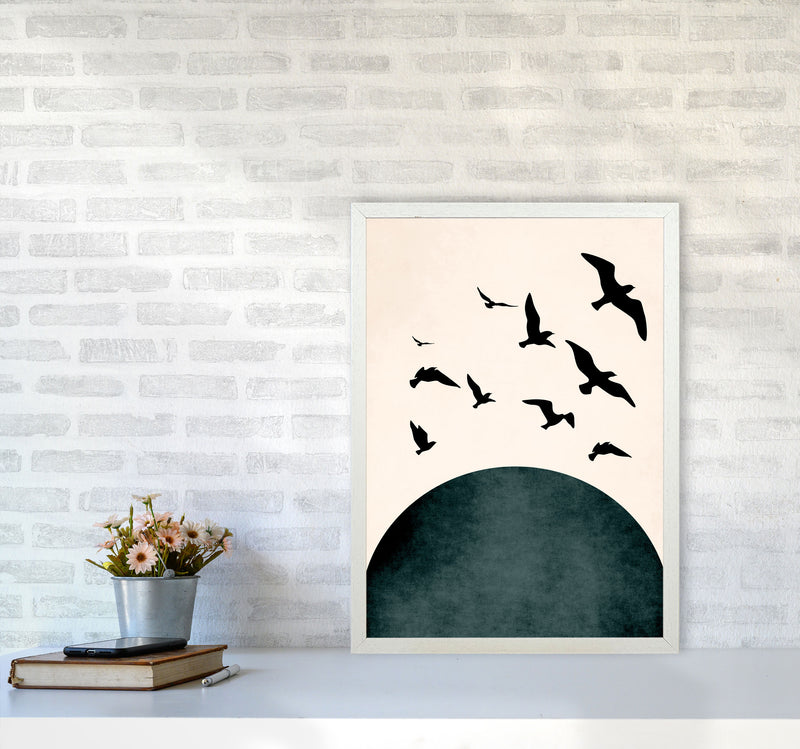 Wings To Fly Y Art Print by Kubistika A2 Oak Frame