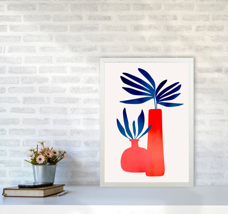 Fairytale Plants - 5 Art Print by Kubistika A2 Oak Frame