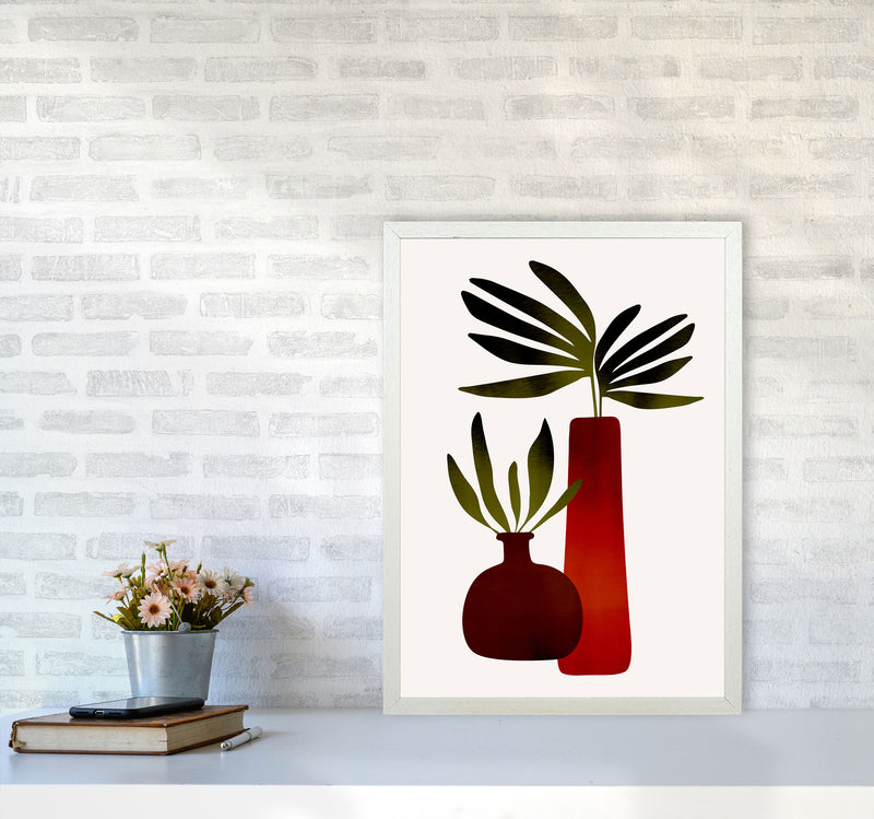 Fairytale Plants - 1 Art Print by Kubistika A2 Oak Frame