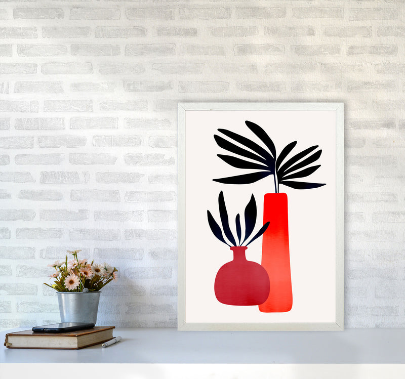 Fairytale Plants - 3 Art Print by Kubistika A2 Oak Frame