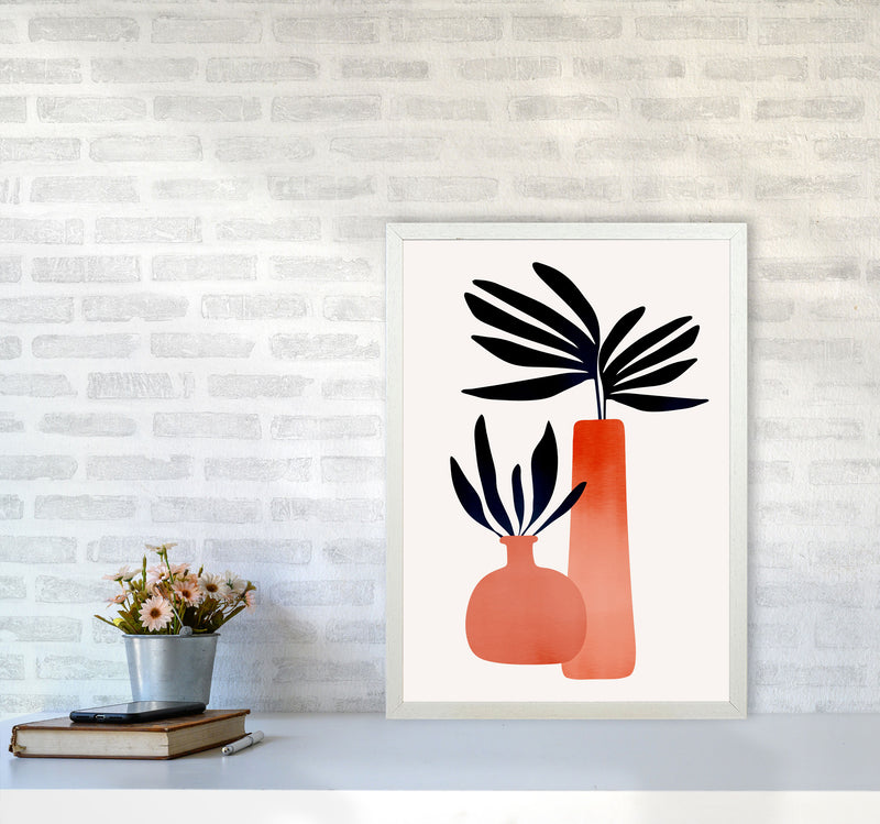 Fairytale Plants - 4 Art Print by Kubistika A2 Oak Frame