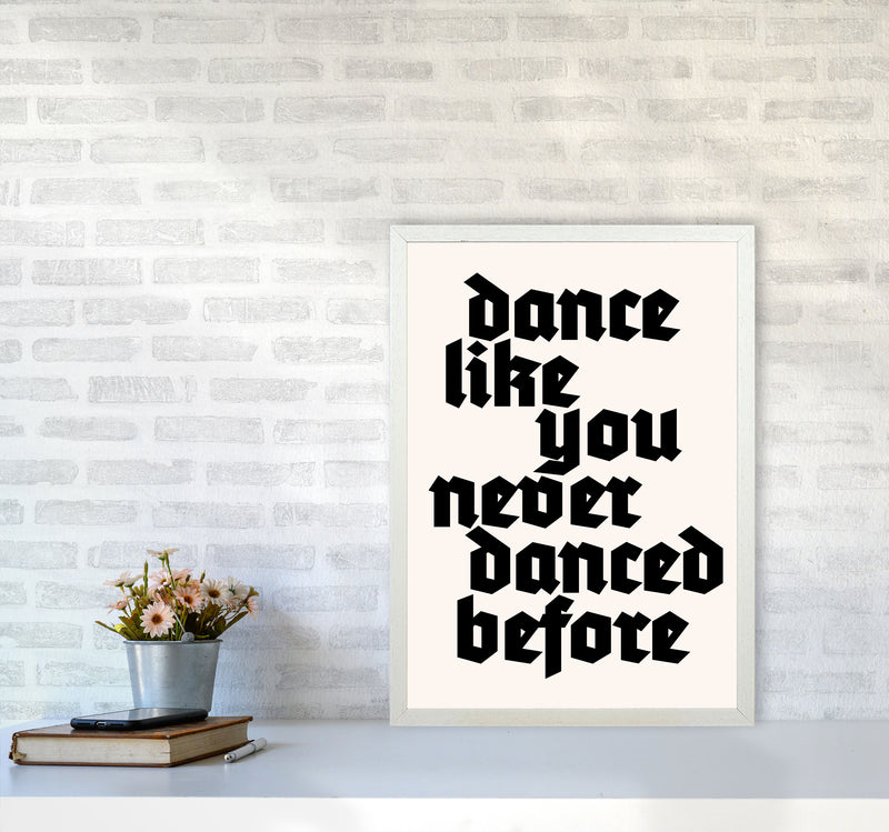 Dance Like Never Before Art Print by Kubistika A2 Oak Frame