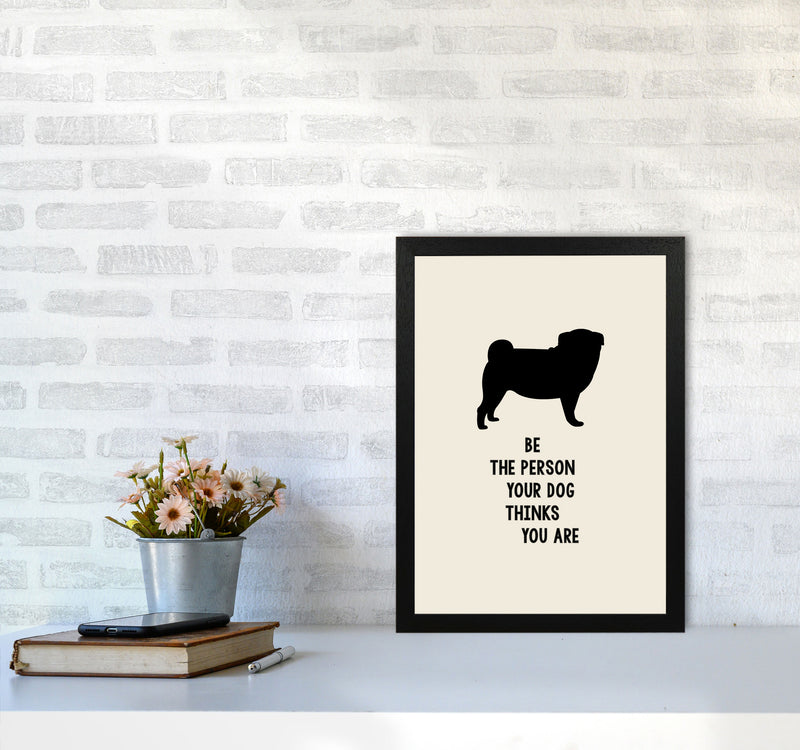 Be Kind Quote Art Print by Kubistika A3 White Frame