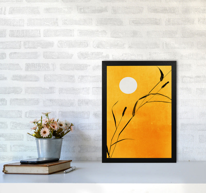 Sunny Days Contemporary Art Print by Kubistika A3 White Frame