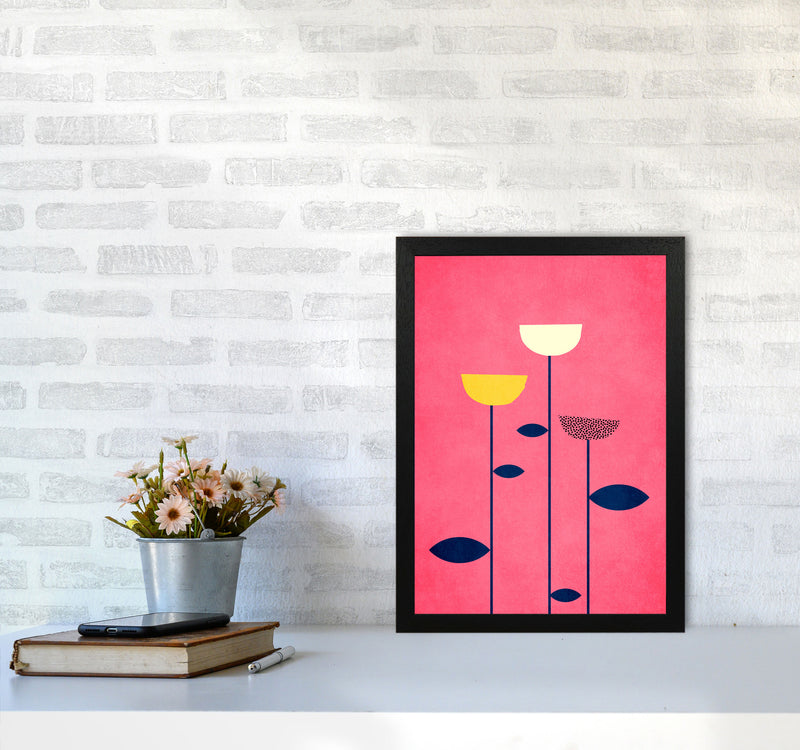 We Are Family - 3 Colourful Modern Art Print by Kubistika A3 White Frame