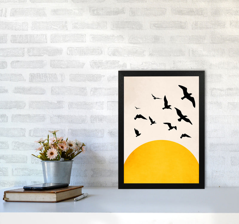 Wings To Fly X Art Print by Kubistika A3 White Frame