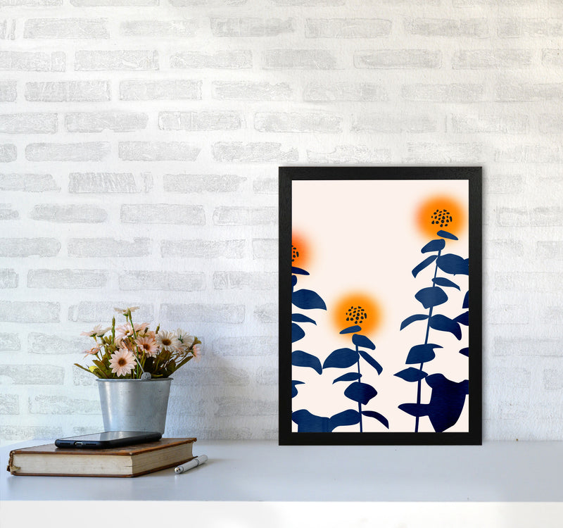 Sunflowers Art Print by Kubistika A3 White Frame