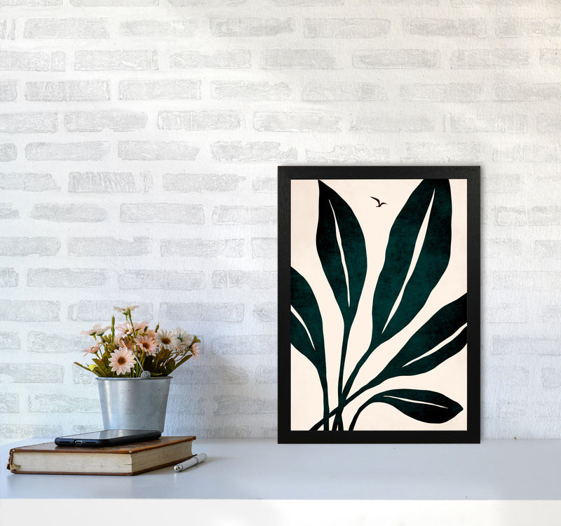 Ophelia - verde Art Print by Kubistika A3 White Frame