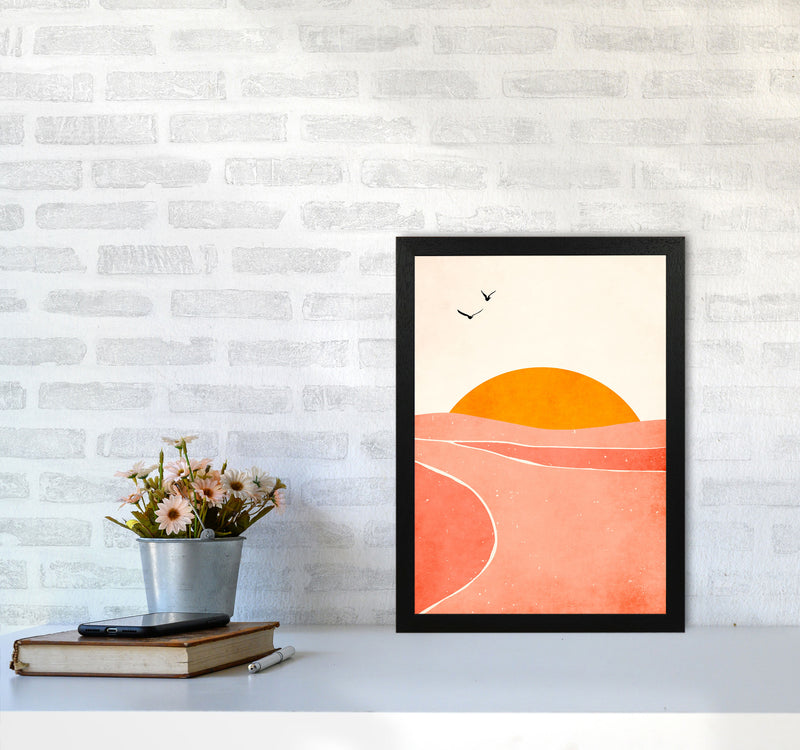 Dancing In The Sun Art Print by Kubistika A3 White Frame