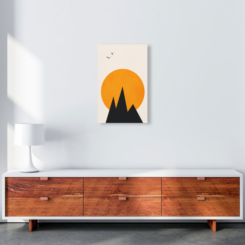 Les Alpes Art Print by Kubistika A3 Canvas