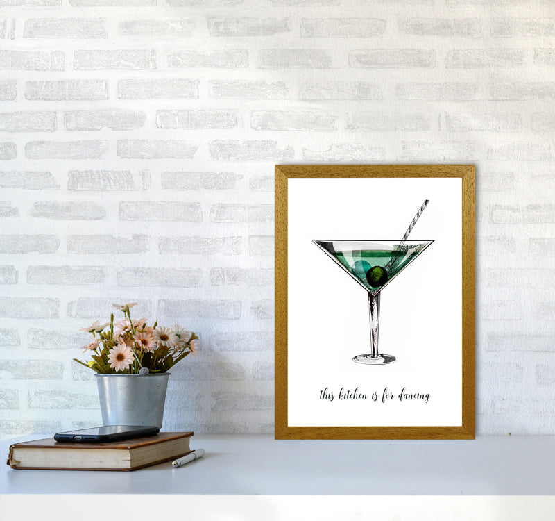Kitchen Dancers Quote Contemporary Art Print by Kubistika A3 Print Only