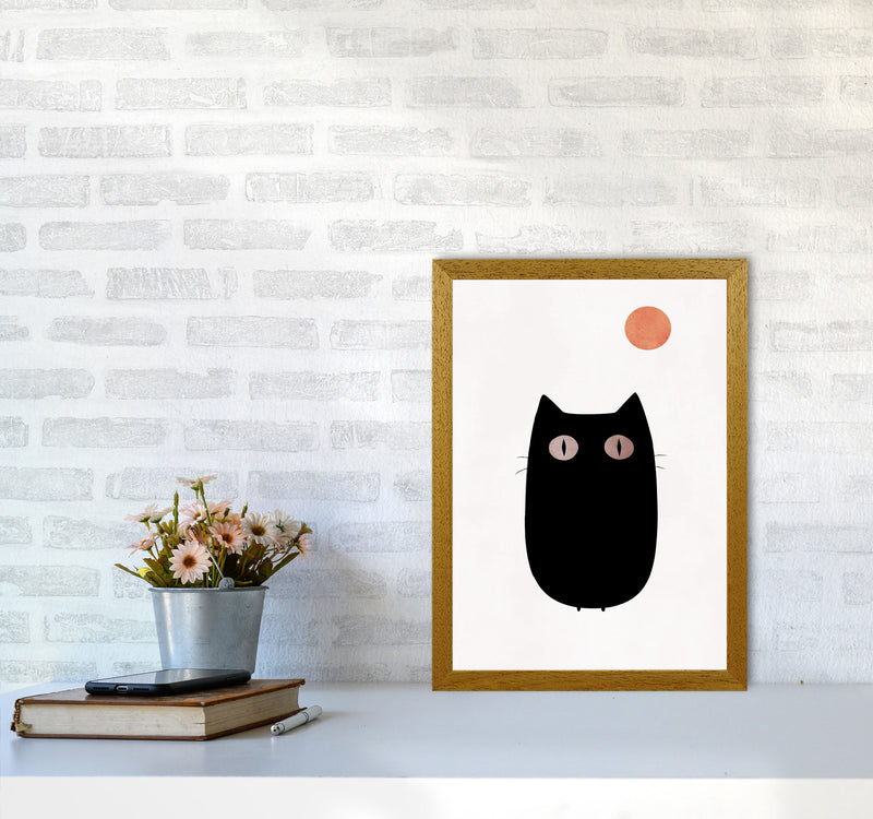 The Cat Contemporary Art Print by Kubistika A3 Print Only