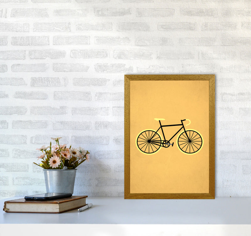Bicycle Love Modern Art Print by Kubistika A3 Print Only