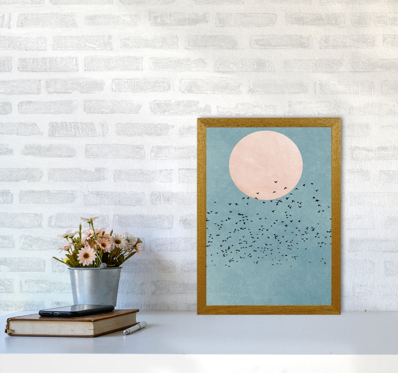 A Fly Away Modern Contemporary Art Print by Kubistika A3 Print Only