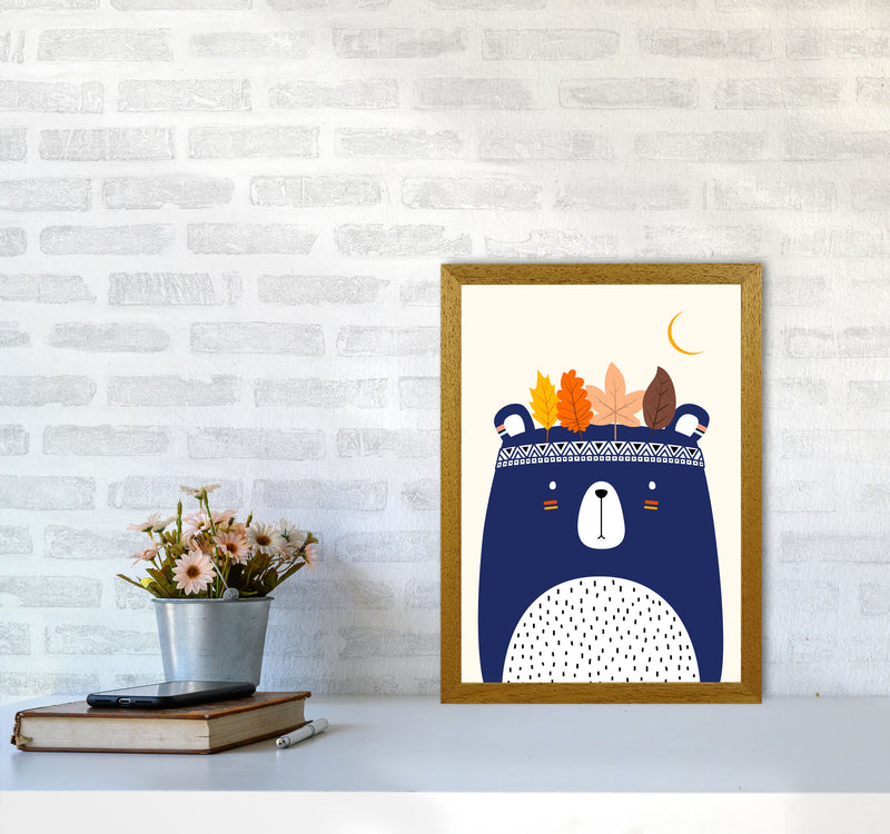 Little Cute Bear Nursery Art Print by Kubisitika A3 Print Only