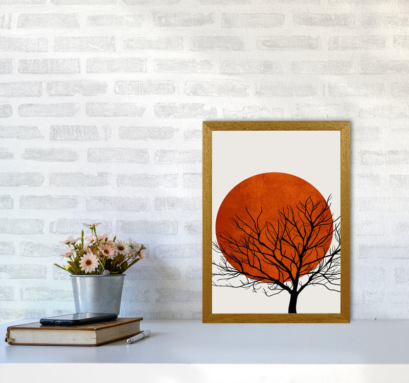 A Blooming Oak  Modern Contemporary Art Print by Kubistika A3 Print Only