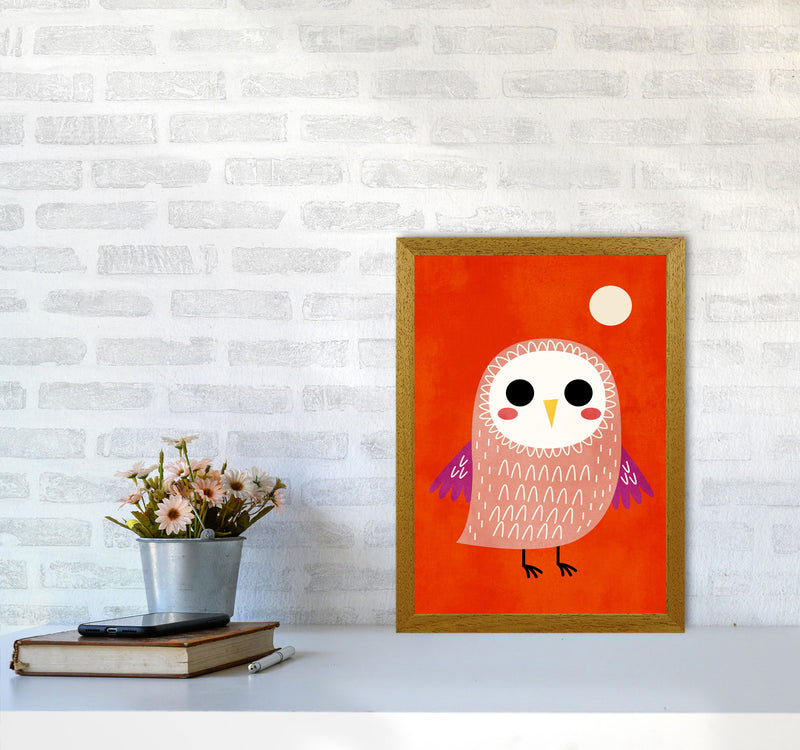 Little Owl Nursery Childrens Art Print by Kubistika A3 Print Only