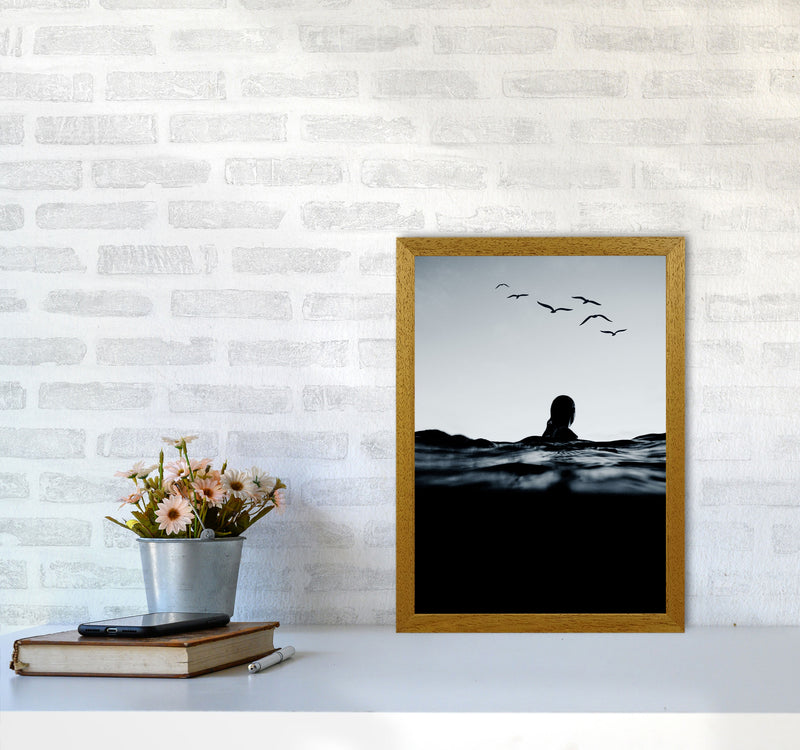 Floating Beach Photography Art Print by Kubistika A3 Print Only