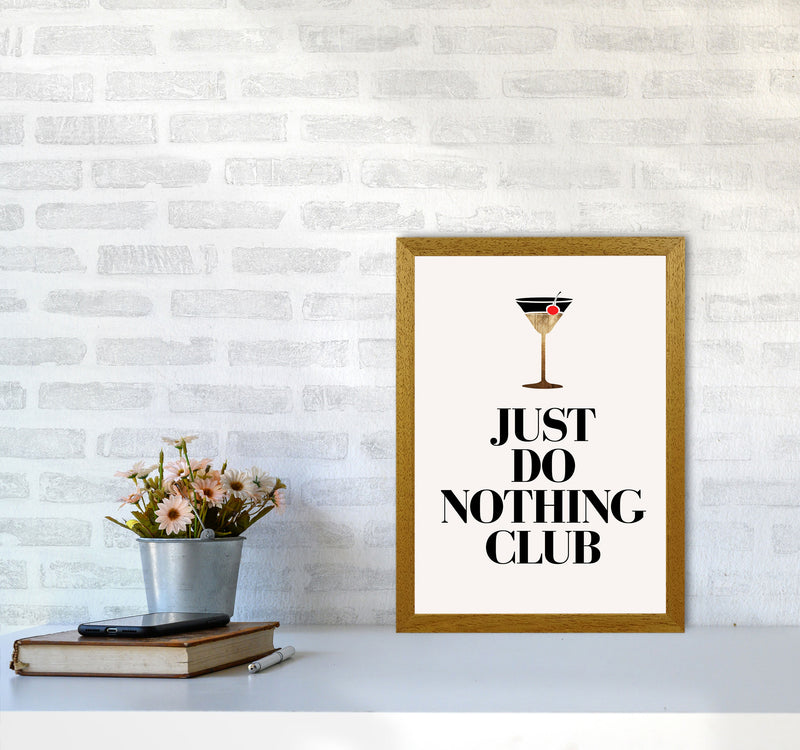 Just Do Nothing Art Print by Kubistika A3 Print Only