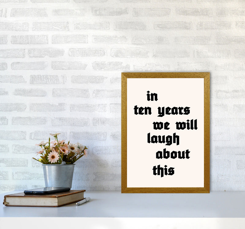 In Ten Years Art Print by Kubistika A3 Print Only