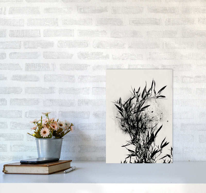 Always Bloom Contemporary Art Print by Kubistika A3 Black Frame