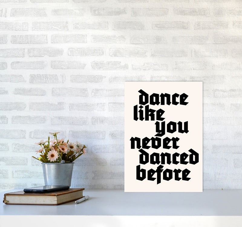 Dance Like Never Before Art Print by Kubistika A3 Black Frame