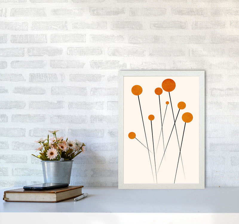 Dreaming Daisies Art Print by Kubistika A3 Oak Frame